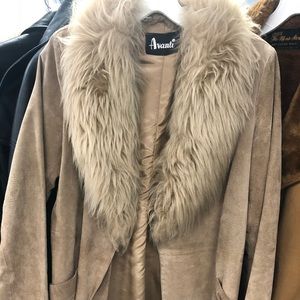 Vintage Avanti Tan Suede Jacket S/M